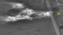 Минобороны опубликовало видео авиаударов по лагерю ИГИЛ Минобороны опубликовало видео авиаударов по лагерю ИГИЛ