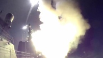 Минобороны показало видео обстрела Каспийской флотилией объектов ИГИЛ Минобороны показало видео обстрела Каспийской флотилией объектов ИГИЛ