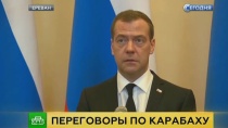 Медведев едет из Еревана в Баку улаживать карабахский конфликт Медведев едет из Еревана в Баку улаживать карабахский конфликт
