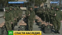 Первая группа российских саперов отправилась в Пальмиру Первая группа российских саперов отправилась в Пальмиру