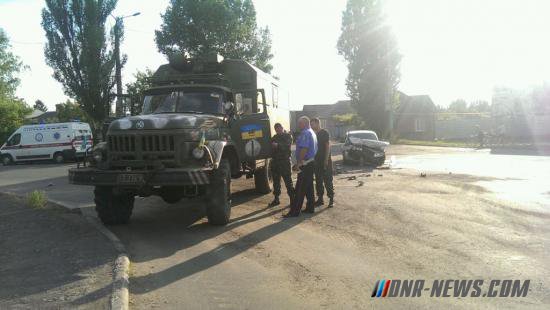 Очередная авария при участии гражданских и ВСУ Очередная авария при участии гражданских и ВСУ