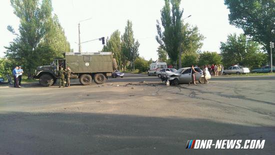 Очередная авария при участии гражданских и ВСУ Очередная авария при участии гражданских и ВСУ