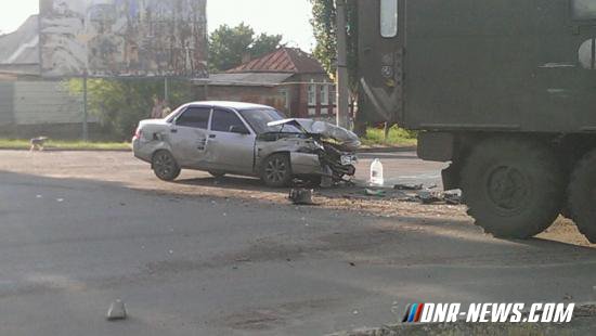 Очередная авария при участии гражданских и ВСУ Очередная авария при участии гражданских и ВСУ