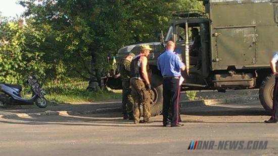 Очередная авария при участии гражданских и ВСУ Очередная авария при участии гражданских и ВСУ
