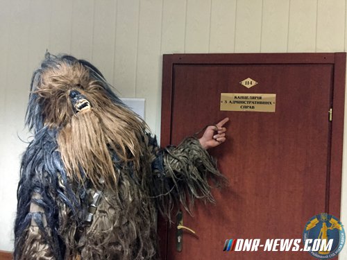 Чубакка в Одессе отделался штрафом за неповиновение полиции Чубакка в Одессе отделался штрафом за неповиновение полиции