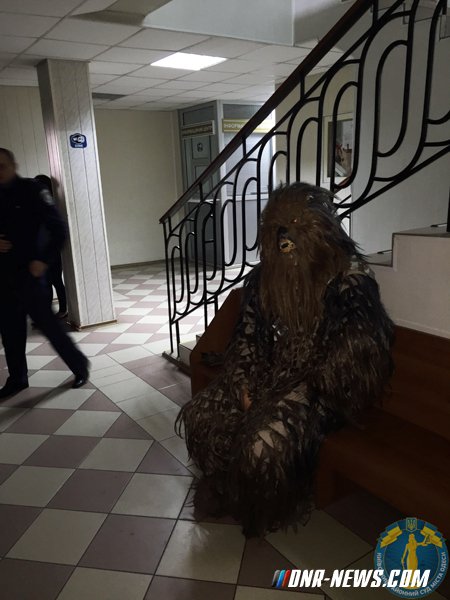 Чубакка в Одессе отделался штрафом за неповиновение полиции Чубакка в Одессе отделался штрафом за неповиновение полиции