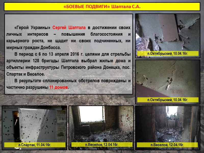 Минобороны ДНР опубликовало данные об офицерах ВСУ, командовавших обстрелами пригородов Донецка Минобороны ДНР опубликовало данные об офицерах ВСУ, командовавших обстрелами пригородов Донецка