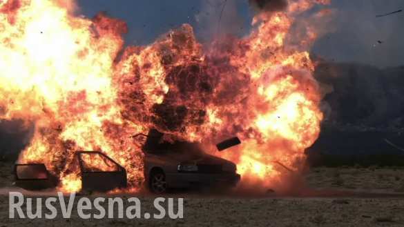 В центре Донецка взорвался автомобиль, один человек погиб