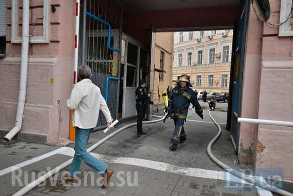 В главном управлении Национальной полиции в Киеве произошел пожар (ФОТО) | Русская весна