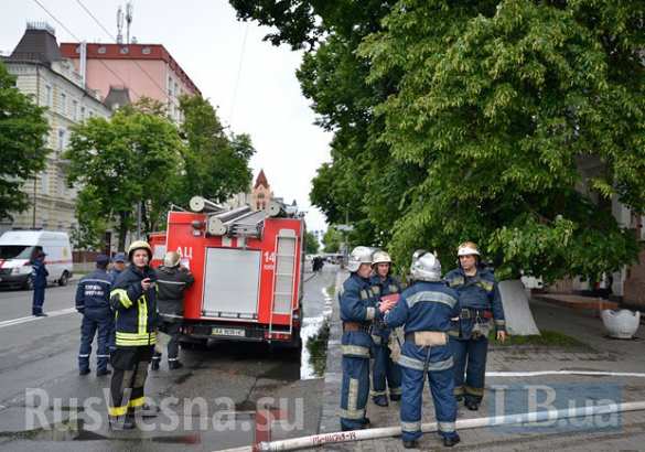 В главном управлении Национальной полиции в Киеве произошел пожар (ФОТО) | Русская весна
