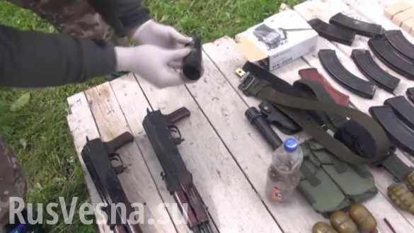 У задержанных в Ингушетии боевиков изъято оружие (ВИДЕО)