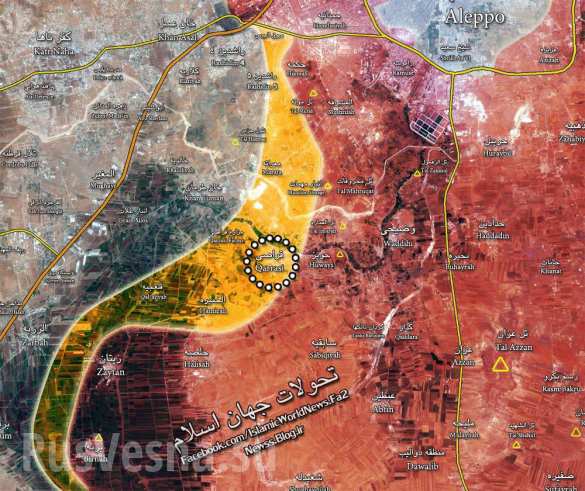 СРОЧНО: Иранский спецназ под прикрытием ВКС России отбил у боевиков поселок Караси в Алеппо (ФОТО, КАРТА) | Русская весна