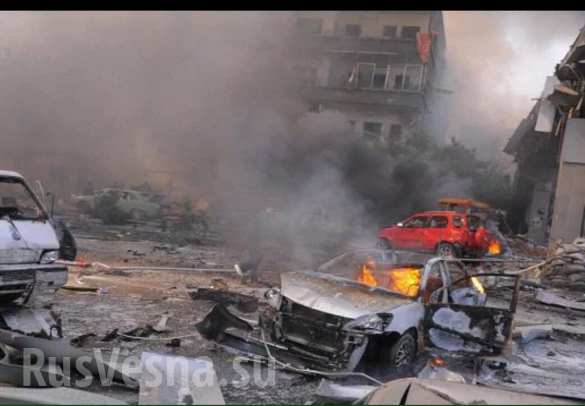 ВАЖНО: на окраине Дамаска произошел двойной теракт, — источник ( ФОТО) | Русская весна