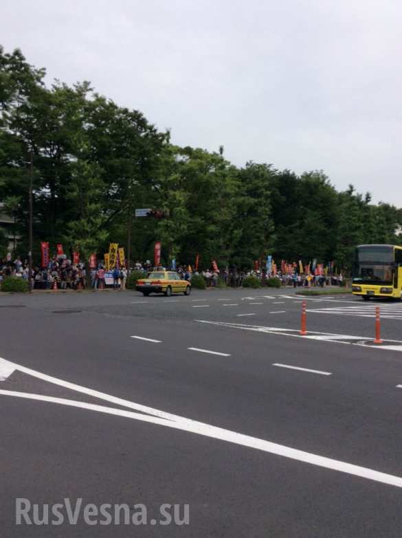 Массовый протест против американской военной базы проходит на Окинаве (ФОТО) | Русская весна