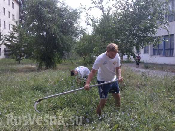 Луганские студенты восстанавливают свой ВУЗ, пострадавший от обстрелов ВСУ (ФОТО) | Русская весна