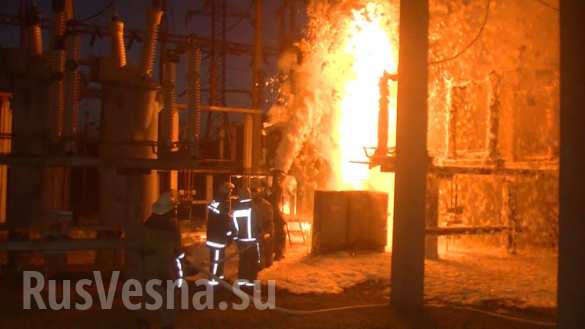 Пожар на харьковской ТЭЦ (ФОТО) | Русская весна