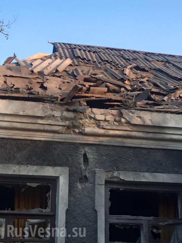 МОЛНИЯ: ВСУ начали массированный обстрел Донецка из артиллерии ( ФОТО) | Русская весна