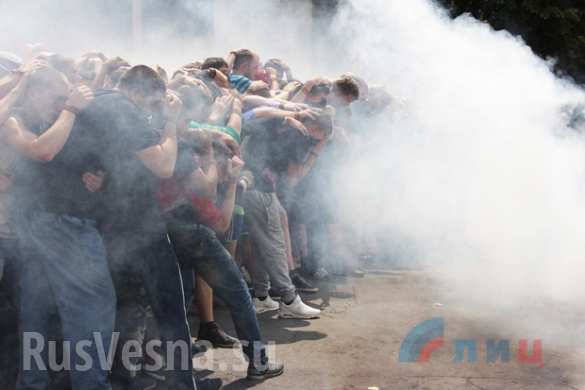 Жители ЛНР под руководством инструкторов тренируются безоружному противодействию иностранной вооруженной миссии (ФОТО, ВИДЕО) | Русская весна