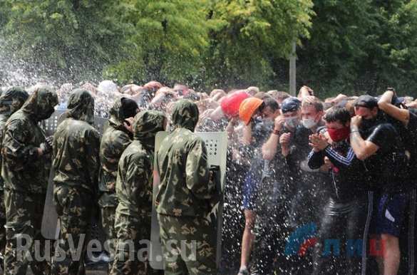 Жители ЛНР под руководством инструкторов тренируются безоружному противодействию иностранной вооруженной миссии (ФОТО, ВИДЕО) | Русская весна