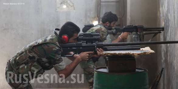 Кадры из котла: «Тигры» при поддержке ВКС России уничтожают боевиков в Алеппо (ФОТО, ВИДЕО, КАРТА) | Русская весна