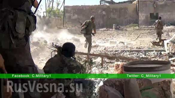 Кадры из котла: «Тигры» при поддержке ВКС России уничтожают боевиков в Алеппо (ФОТО, ВИДЕО, КАРТА) | Русская весна