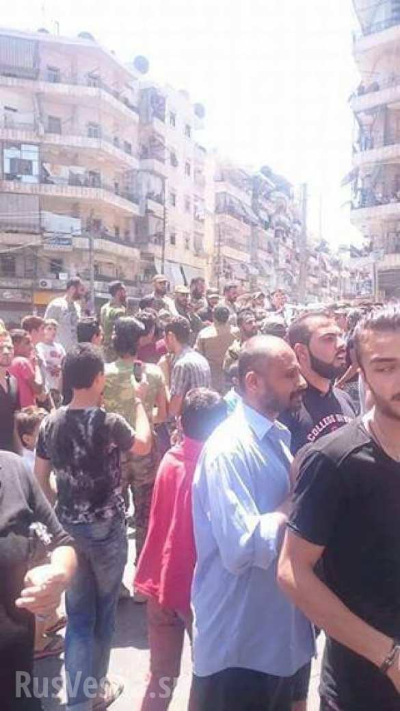 Тысячи жителей Алеппо вышли на улицы, радуясь освобождению Армией Сирии района Бани Зейд (ФОТО, ВИДЕО) | Русская весна