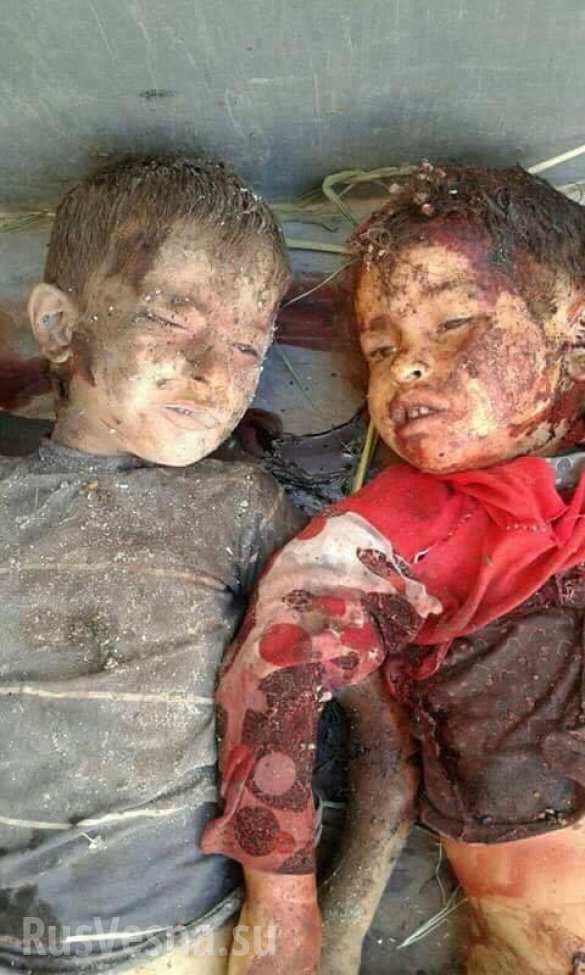 Шокирующие кадры: США разбомбили сирийский город, родственники убитых проклинают Америку (ФОТО, ВИДЕО 21 ) | Русская весна