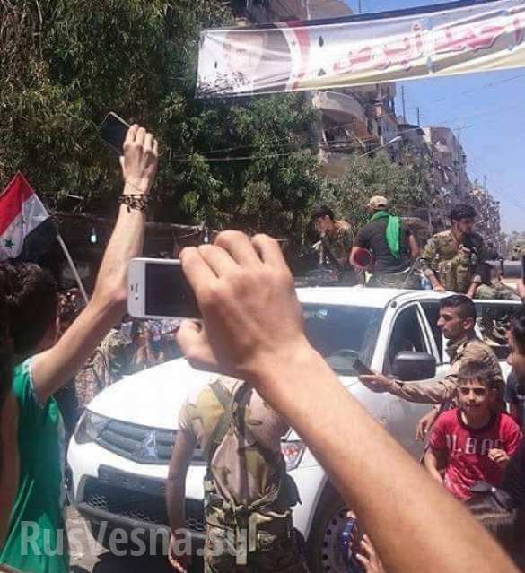 Thousands of Aleppo residents came out to the streets greeting Bani-Zaid liberation by SAA (PHOTOS, VIDEO) |  