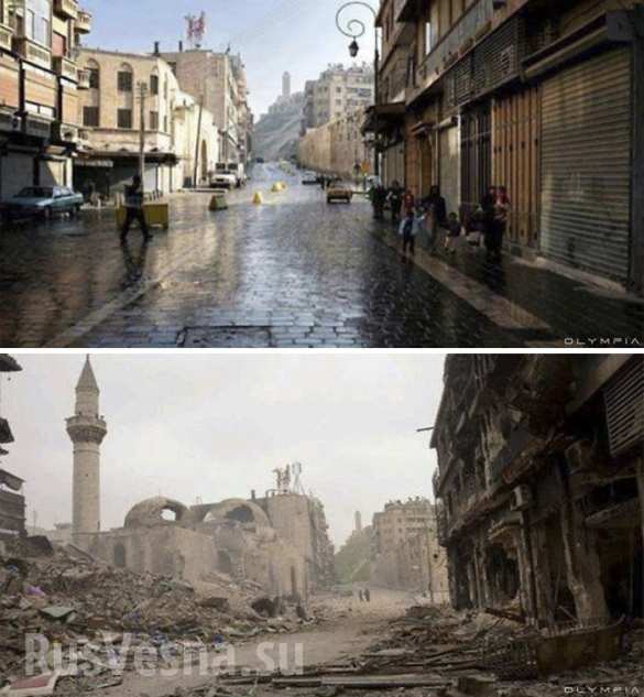 Алеппо до и после: на глазах всего мира Запад уничтожил древний город (ФОТО) | Русская весна