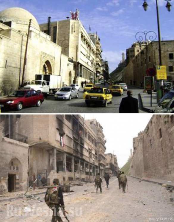 Алеппо до и после: на глазах всего мира Запад уничтожил древний город (ФОТО) | Русская весна