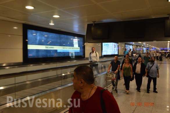 В аэропорту Стамбула пассажирам сообщили, что Швеция — «страна насилия» (ФОТО) | Русская весна