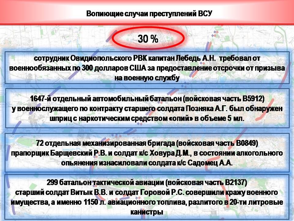 Информация о военных преступлениях украинских вояк на Донбассе от украинских командиров