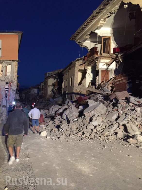 Землетрясение разрушило итальянский город Аматриче, люди под обломками (ФОТО ВИДЕО) | Русская весна