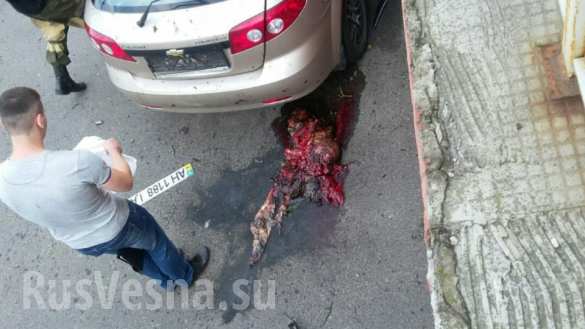 СРОЧНО: В результате взрыва в Донецке человека разорвало на части — подробности (ФОТО 18 ) | Русская весна