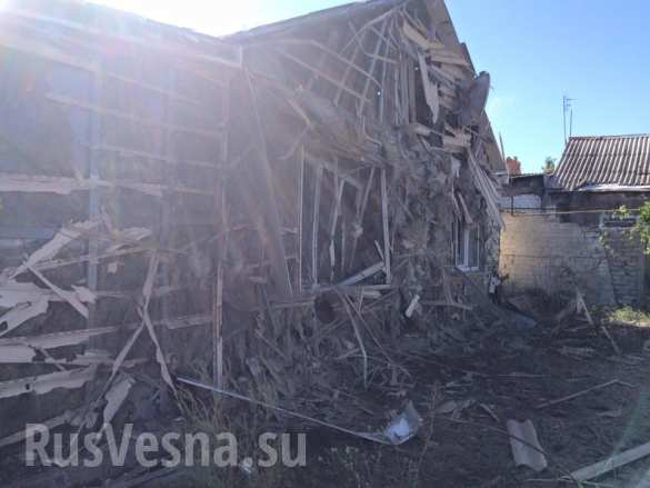 Тяжелая ночь для Донецка: ранено несколько человек, разрушены дома (ФОТО) | Русская весна